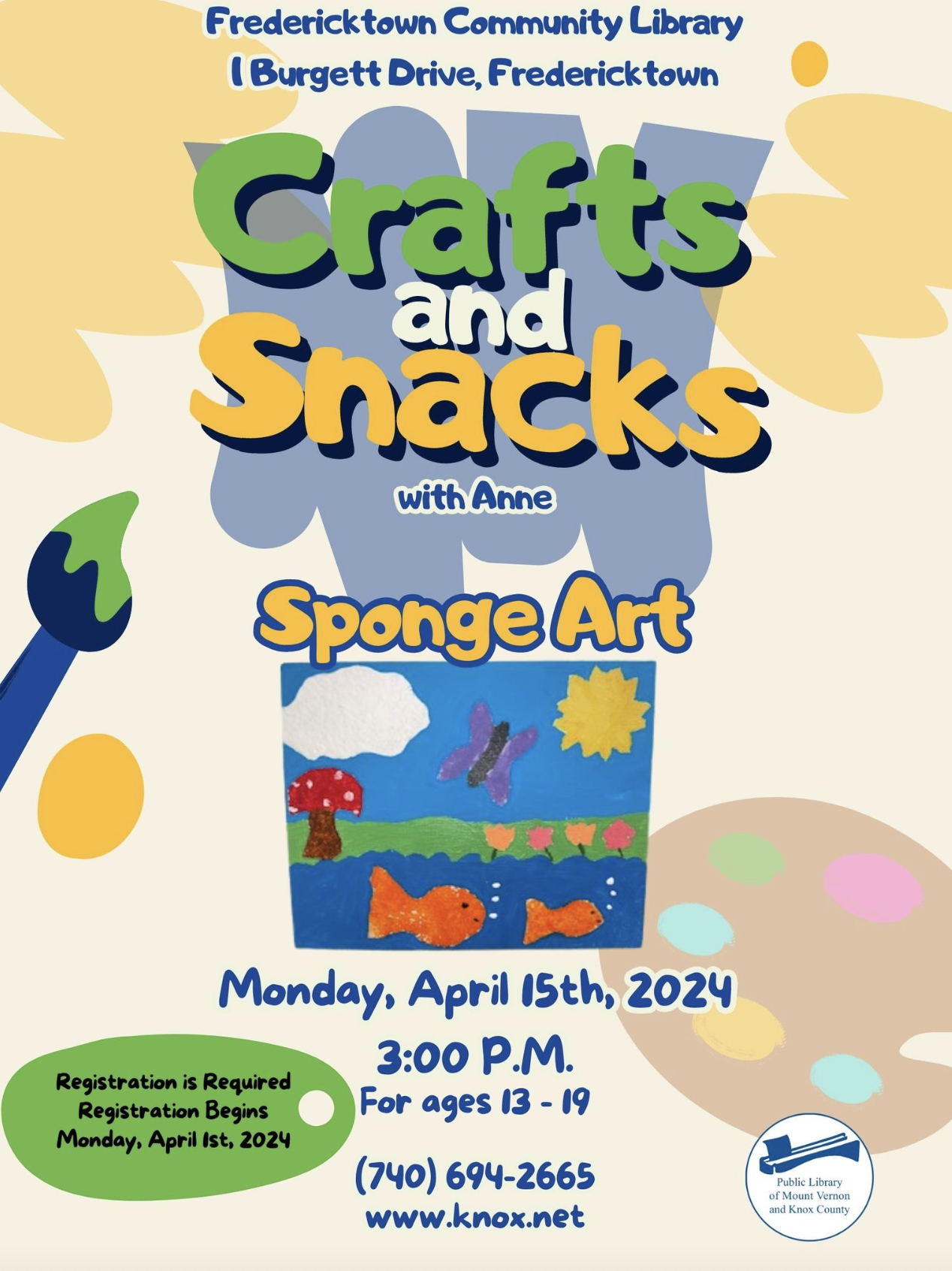 Crafts and Snacks with Anne